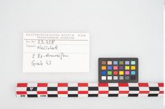Etikett zu Bronzearmreif (NHMW-PRAE-023758)